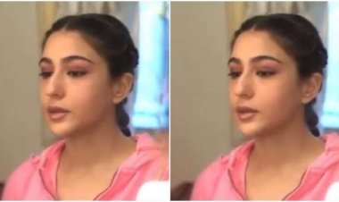 सारा अली खान के साथ हुआ बड़ा हादसा: चेहरे के सामने फूटा बल्ब