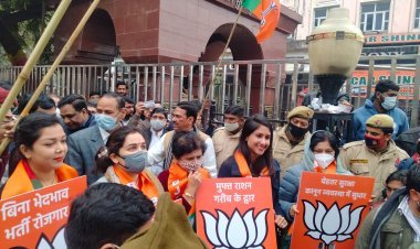 बीजेपी की महिला ब्रिगेड भी चुनाव प्रचार के लिए उतरी मैदान में: कहा-इस सरकार में महिलाएं है सुरक्षित