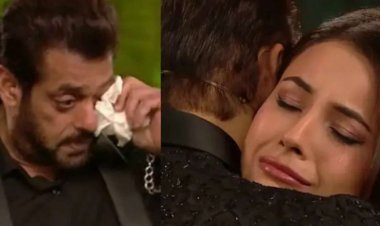 सलमान को देख रो पड़ी शहनाज़: सलमान खान भी हुए इमोशनल