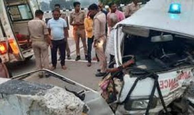 गाजीपुर में हुआ दर्दनाक हादसा, दो की मौत 6 लोग घायल