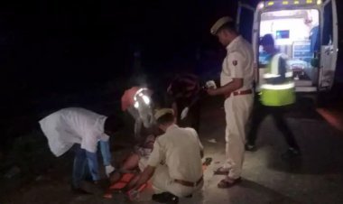 तेज़ रफ़्तार ट्रेलर ट्रक ने रामदेव के 9 श्रद्धालुओं को कुचला: 5 की मौत