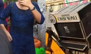 बिना नोटिस ग्रेजुएट चाय वाली के स्टॉल पर चला बुलडोज़र: सड़क पर फूट-फूट कर रोई