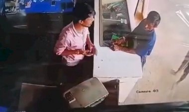 हाथ में ब्लास्ट हुआ मोबाइल फोन, सीसीटीवी कैमरे में कैद हुई पूरी घटना