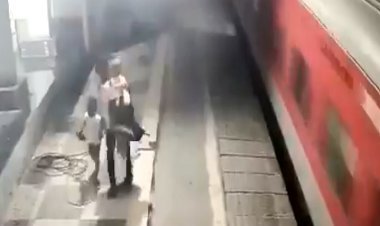 चलती ट्रेन के आगे धकेलने से पत्नी की मौत: आरोपी बच्चो संग फरार