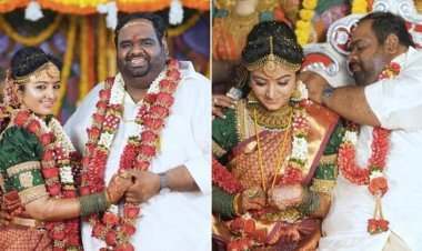 South Film Industry: एक्ट्रेस महालक्ष्मी ने फिल्ममेकर रवींद्र चंद्रशेखर से की शादी,  सोशल मीडिया पर तस्वीरें हुई वायरल