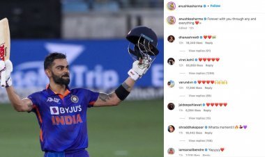 Entertainment: विराट कोहली के 71वें शतक पर इमोशनल हुईं अनुष्का शर्मा, बोलीं- मैं हमेशा हर कदम पर तुम्हारे साथ हूं