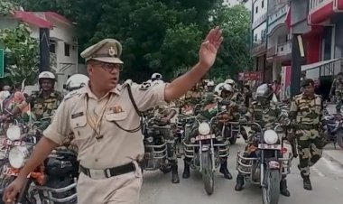 Fatehpur: सीमा सुरक्षा बल की बाइक रैली ने पूरा किया 13 का सफर, भवानी टीम से शामिल हुई थी 15 महिला जवान
