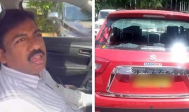 Hyderabad: अमित शाह की सुरक्षा में चूक, TRS नेता गोसुला श्रीनिवास ने काफिले के ससनमे लगा दी कार