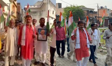 Fatehpur: महात्मा गांधी जयंती पर स्वयंसेवको ने 101 बार की परिक्रमा, खागा पक्का तालाब के संरक्षण संवर्धन का लिया संकल्प