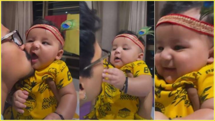 नन्हे बाल-गोपाल के अवतार में नज़र आये लक्ष्य: कॉमेडियन भारती सिंह ने प्रभु का किया शुक्रिया अदा