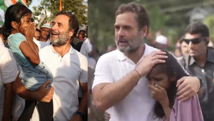 Bharat Jodo Yatra: छोटी बच्ची से मिले राहुल गांधी, कहा- ऐसे पलों के लिए 1000 मील भी चल सकता हूं