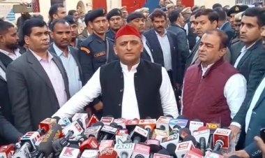 Kanpur: जेल में इरफान सोलंकी से मिलने पहुंचे अखिलेश यादव बोले, "फर्जी मुकदमे में फसाया गया "