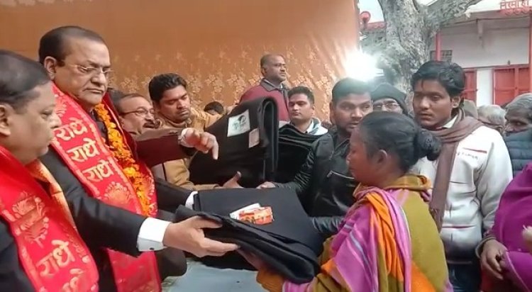 Kanpur News: बर्फीली हवाओ के चलते लोगो का जीना दुश्वार, 9000 से ज्यादा कम्बलो का वितरण